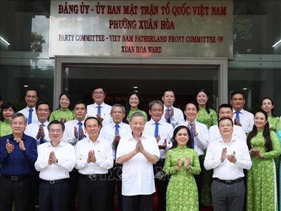 View - Tổng Bí thư Tô Lâm khảo sát thực tế mô hình tổ chức chính quyền 2 cấp